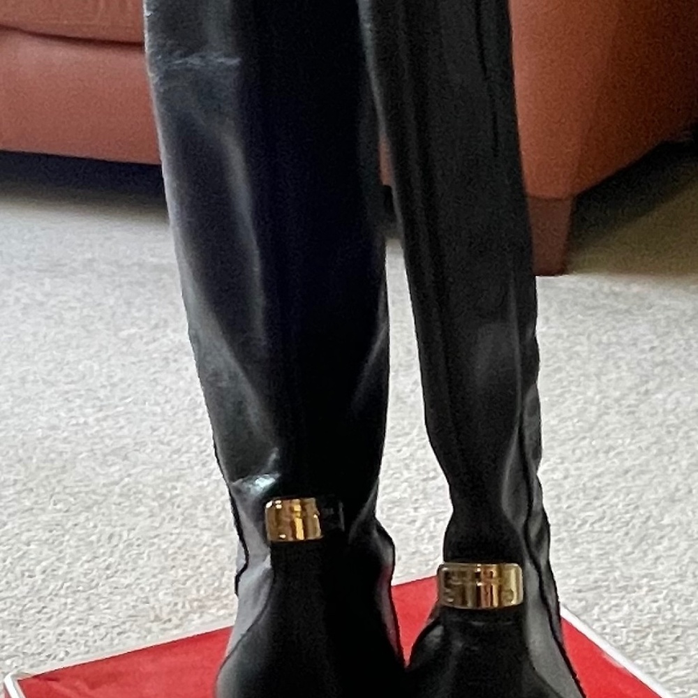Coach Boots Black Ambar Knee High size 11
